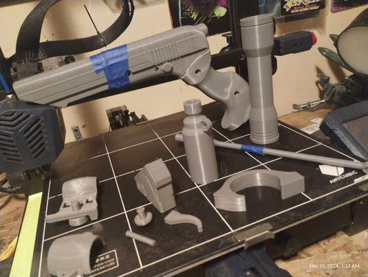 1/1 Scale  Nighstalker Blaster DIY Kit - Cosplay Accessory - 3D Printed Prop