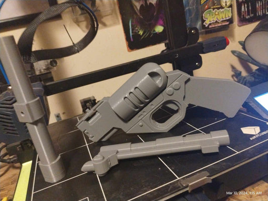 1/1 Scale  DE-10 Blaster DIY Kit - Cosplay Accessory - 3D Printed Prop
