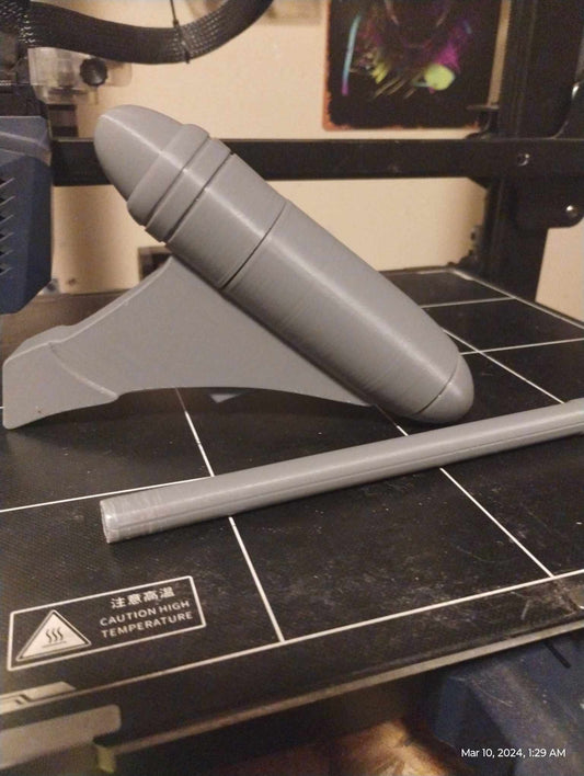 1/1 Scale Padme Blaster(long) DIY Kit - Cosplay Accessory - 3D Printed Prop