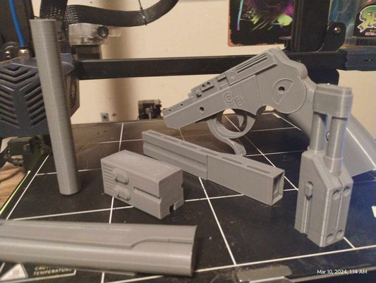 1/1 Scale Cal Kestiss Blaster DIY Kit - Cosplay Accessory - 3D Printed Prop